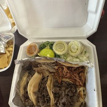 Tacos Sabrositos tacos and sides